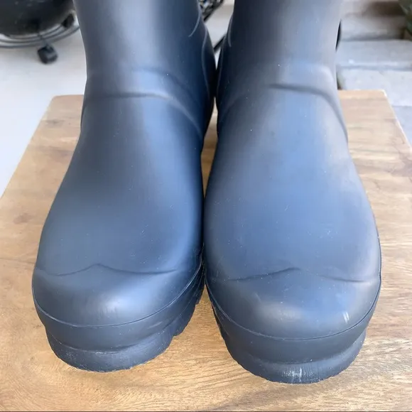 Hunter Original Back Adjustable Rain Boots Sz 7 / 38