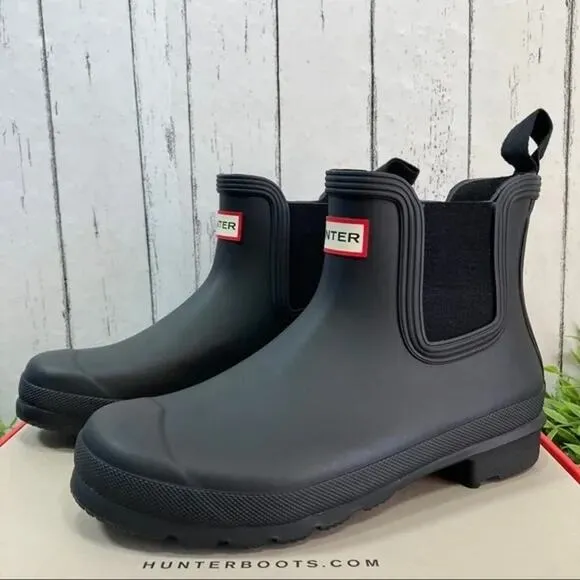 Hunter Women's Original Chelsea Rain Boots Size 8