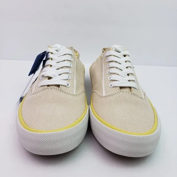 Hurley Delano Womens Size 8 Natural Canvas Bloom Slip On Casual Low Sneaker Shoe