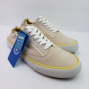 Hurley Delano Womens Size 8 Natural Canvas Bloom Slip On Casual Low Sneaker Shoe