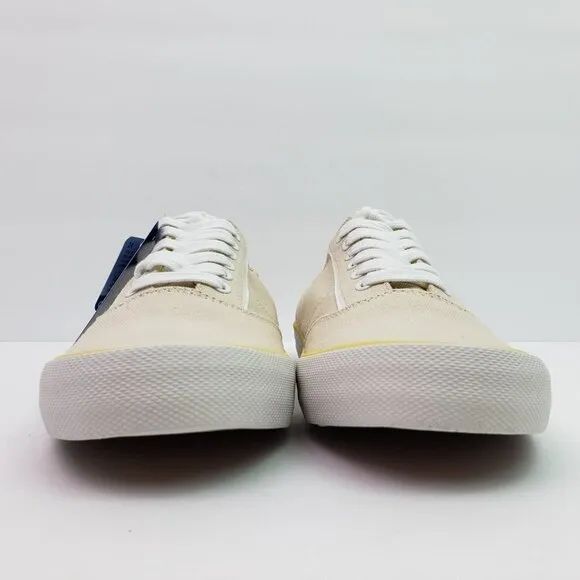 Hurley Delano Womens Size 8 Natural Canvas Bloom Slip On Casual Low Sneaker Shoe