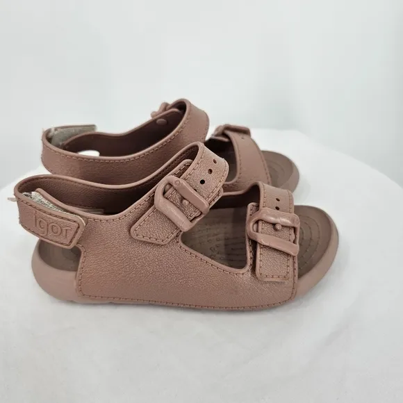 IGOR Mauve Kids Jelly Sandals | Size 26 | EUC