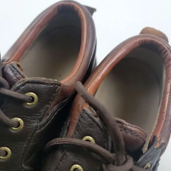 Irish Setter Work Boots Lace Shoes Brown Leather Sz 13 E2 #1859 Two Tone Low top