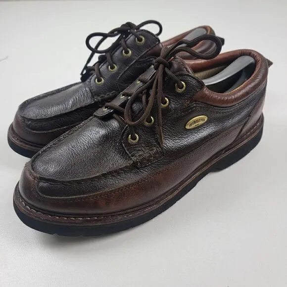 Irish Setter Work Boots Lace Shoes Brown Leather Sz 13 E2 #1859 Two Tone Low top