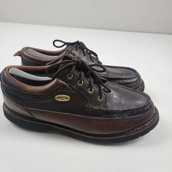 Irish Setter Work Boots Lace Shoes Brown Leather Sz 13 E2 #1859 Two Tone Low top