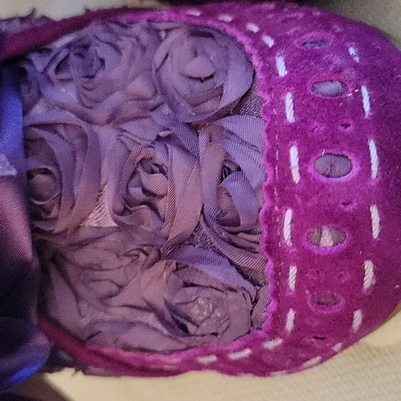 Irregular Choice Abigails Party size 8, purple roses