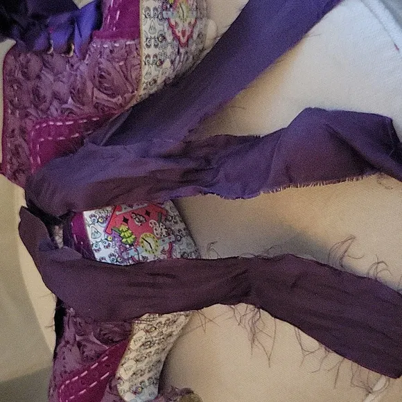 Irregular Choice Abigails Party size 8, purple roses