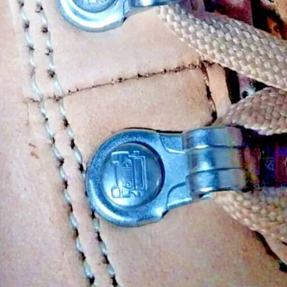 Jeep Tan Suede Hiking Work Boots Womens SIze 9 Mens size 7 No Mark/Skidding