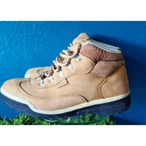 Jeep Tan Suede Hiking Work Boots Womens SIze 9 Mens size 7 No Mark/Skidding