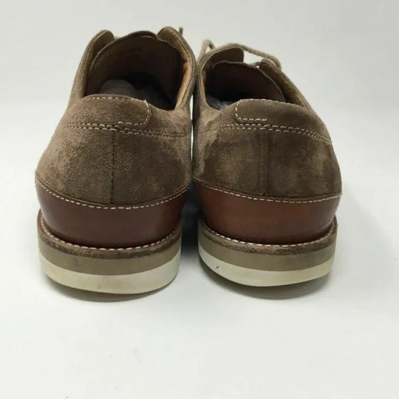 Johnston &amp; Murphy Sheepskin Shoes Size 10.5 M Brown Dress‎ Work Mens $185