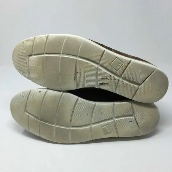 Johnston &amp; Murphy Sheepskin Shoes Size 10.5 M Brown Dress‎ Work Mens $185