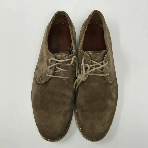 Johnston &amp; Murphy Sheepskin Shoes Size 10.5 M Brown Dress‎ Work Mens $185