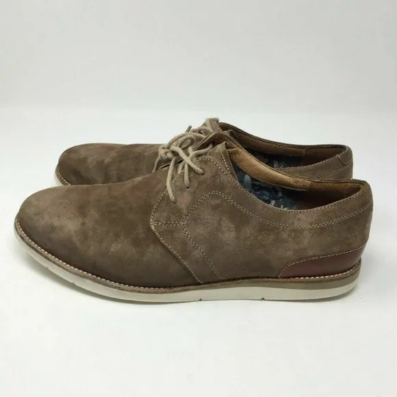 Johnston &amp; Murphy Sheepskin Shoes Size 10.5 M Brown Dress‎ Work Mens $185