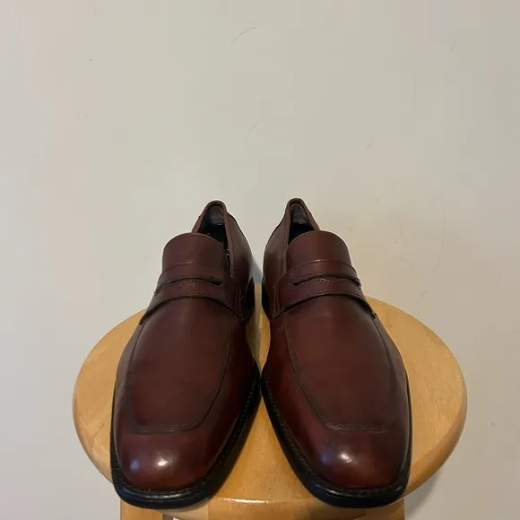 Johnston &amp; Murphy Shoes Men’s 10M XC4 Brown Leather Sheepskin‎ Waterproof