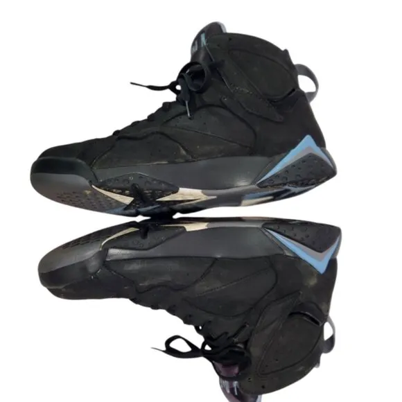 Jordan 7 Retro Chambray 2006 Men's Black Sneakers #CU9307-004