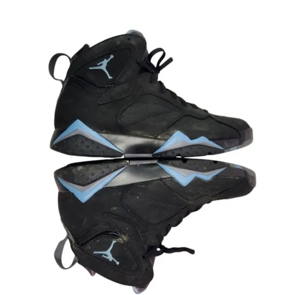 Jordan 7 Retro Chambray 2006 Men's Black Sneakers #CU9307-004