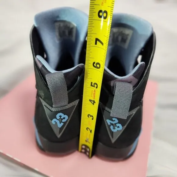 Jordan 7 Retro Chambray 2006 Men's Black Sneakers #CU9307-004