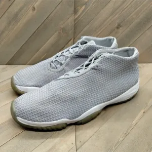 Jordan Future Casual Sneakers Mens Size 14 Wolf Grey Metallic Silver Air Jordan