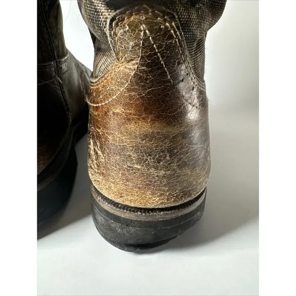 Justin Camo Work Boots Mens 13D Waterproof Stampede WK4675 Round Toe Boots