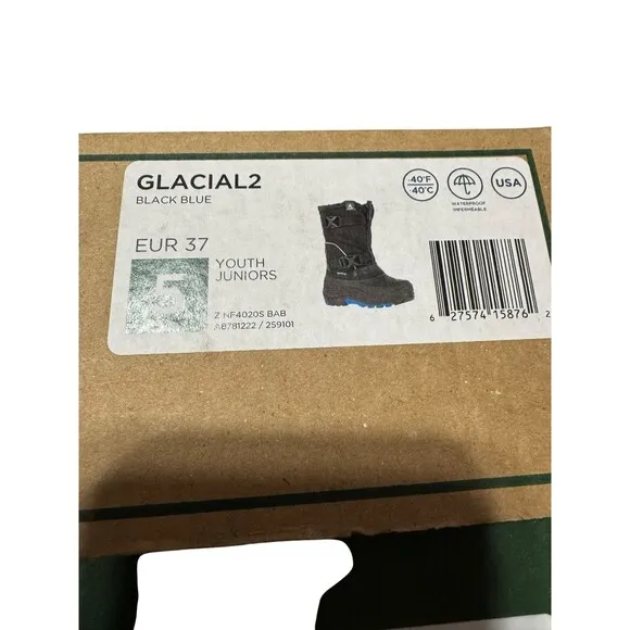 Kamik Glacial2 Boot Waterproof Youth Size 5 New