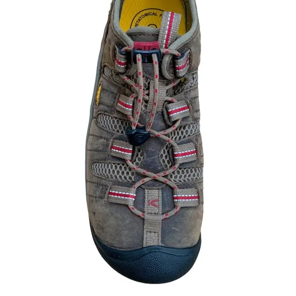 Keen ASTM F2413-11 Utility Mens Flint II Low Steel Toe Work Shoes Size 8.5