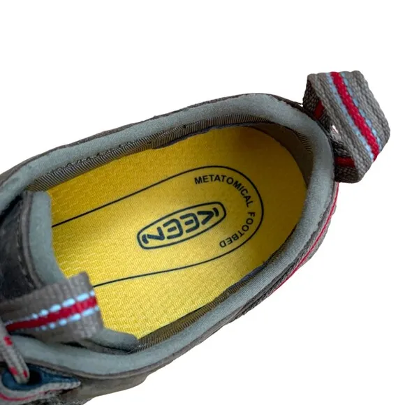 Keen ASTM F2413-11 Utility Mens Flint II Low Steel Toe Work Shoes Size 8.5