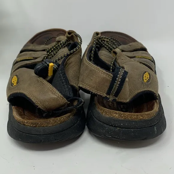 Keen Brown Leather Waterproof Quick Tie Sandals Men’s Size 12