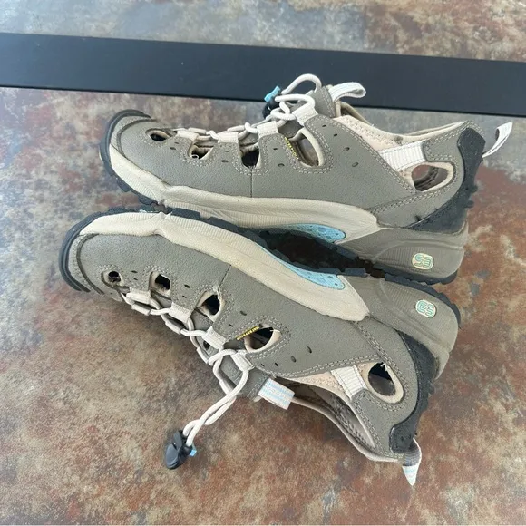 Keen Butte Hiking Fishermen Sandals Brindle Waterproof Tan 5237 BRAB Women Sz  9