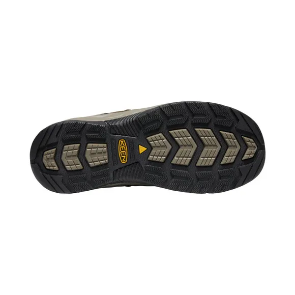 KEEN Flint II Soft-Toe Work Shoes Mens Cascade Brown/Golden Rod 1023241D Sz 12