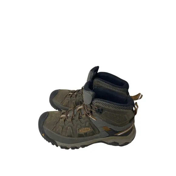 Keen Hiking Boots Men's Size 9 Targhee Vent Brown Leather Lace Up