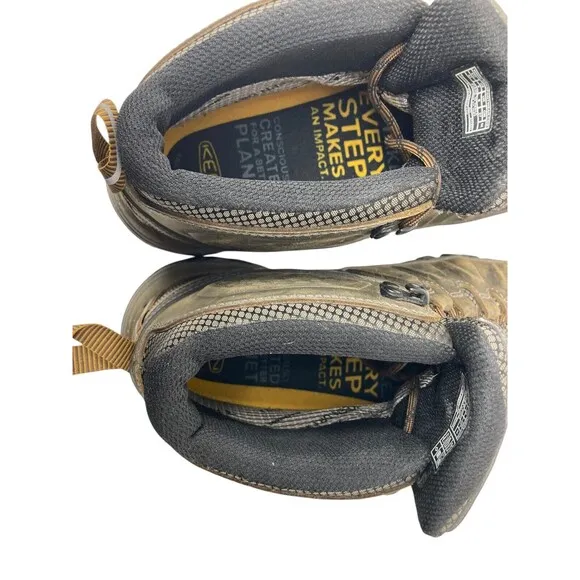 Keen Hiking Boots Men's Size 9 Targhee Vent Brown Leather Lace Up