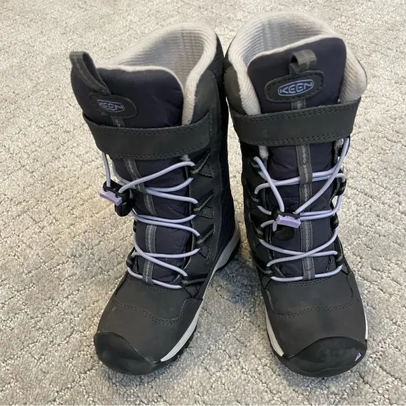 Keen Hoodoo Black &amp; Sweet Lavender Unisex Waterproof Boots Size 9