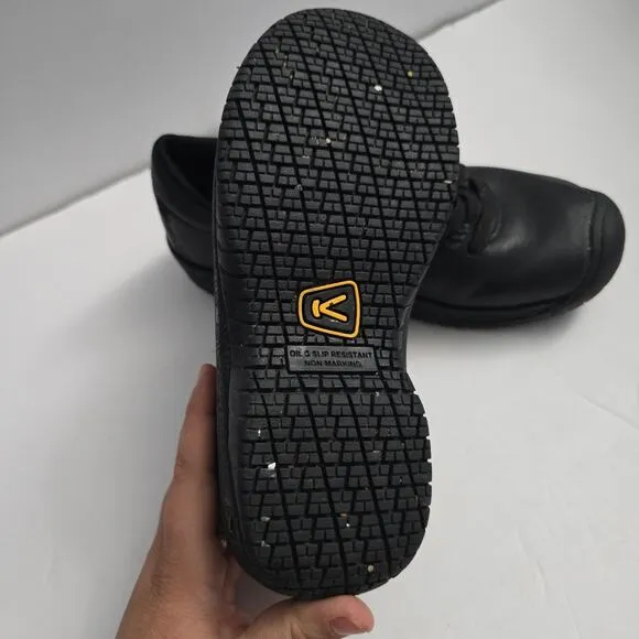 Keen Kanteen Work Shoes Size 7.5 – Slip Resistant, Leather, Kitchen or Service