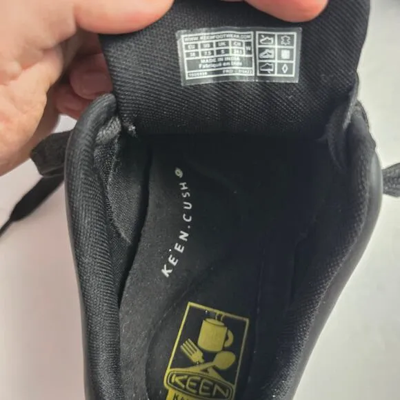 Keen Kanteen Work Shoes Size 7.5 – Slip Resistant, Leather, Kitchen or Service