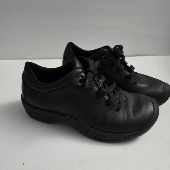 Keen Kanteen Work Shoes Size 7.5 – Slip Resistant, Leather, Kitchen or Service