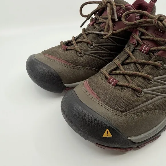 Keen Marshall Waterproof Hiking Shoes Women 8 1009547 WP Sneakers Cascade Tawny