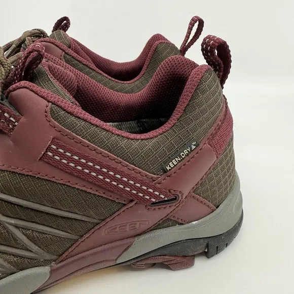 Keen Marshall Waterproof Hiking Shoes Women 8 1009547 WP Sneakers Cascade Tawny