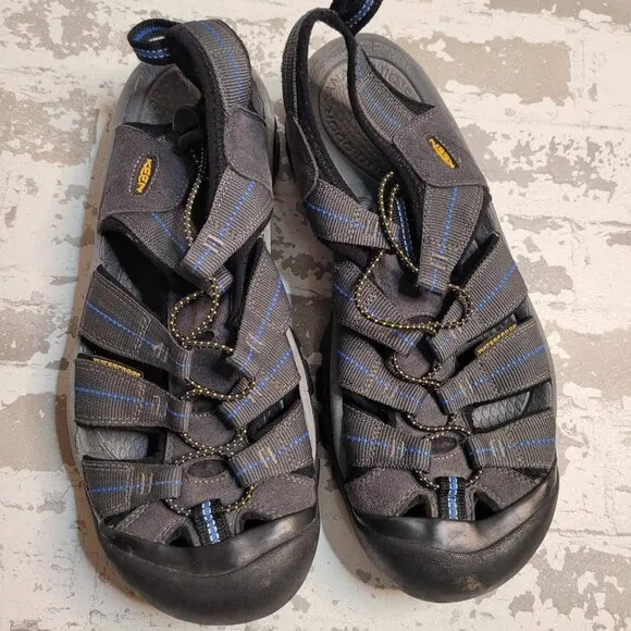 Keen Men's Gray Waterproof Drawstring Comfort Hiking Sandals Size‎ 11