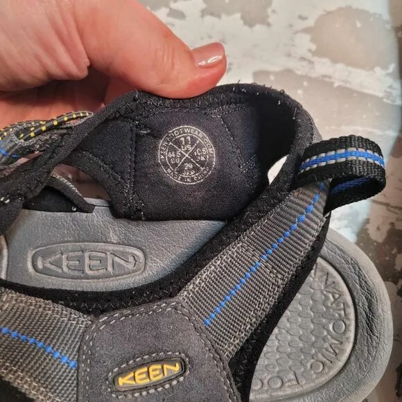 Keen Men's Gray Waterproof Drawstring Comfort Hiking Sandals Size‎ 11