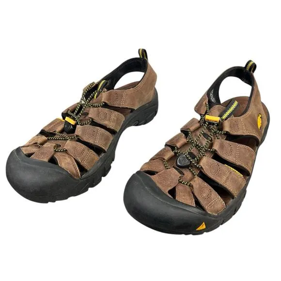 Keen Mens Newport H2 Brown Trail Hiking Sandals Size US 11.5
