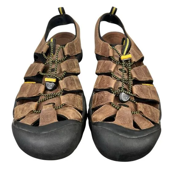 Keen Mens Newport H2 Brown Trail Hiking Sandals Size US 11.5