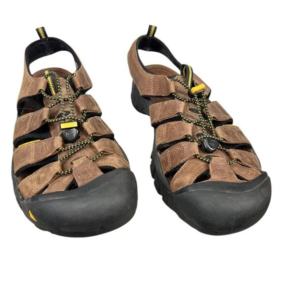 Keen Mens Newport H2 Brown Trail Hiking Sandals Size US 11.5