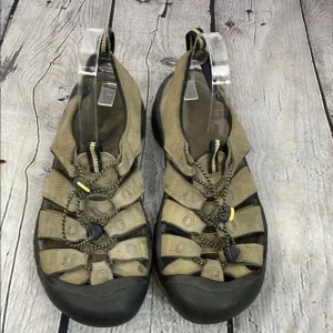 Keen Men's Newport H2 Hiking Sandals Brown Leather Waterproof Fisherman size 11