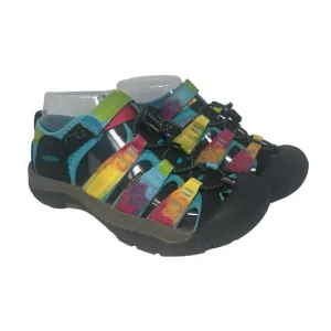 Keen Newport H2 Sandals Waterproof Fisherman Rainbow Tie Dye Youth Girls 4