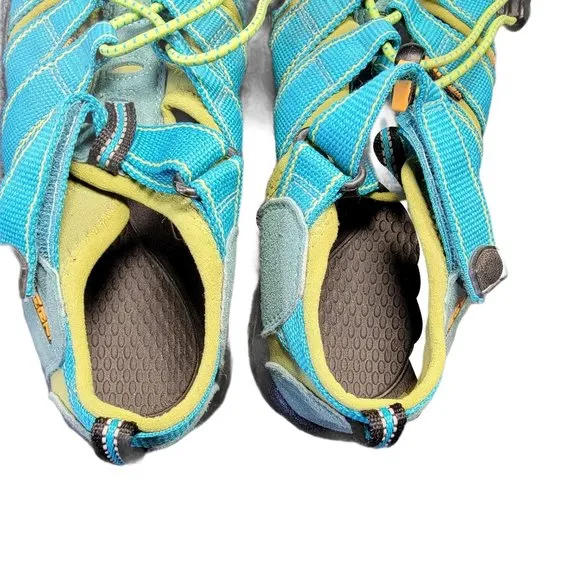 Keen Newport H2 Waterproof Hiking Sandals Blue/ Green Youth Size 3 - 1006545