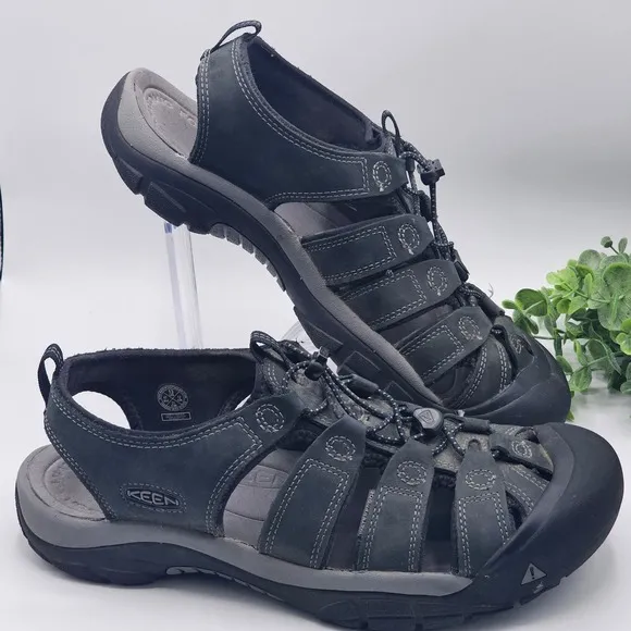 Keen Newport H2 Waterproof Sandal Hiking Trail Walking Shoe Black Men's Size 13