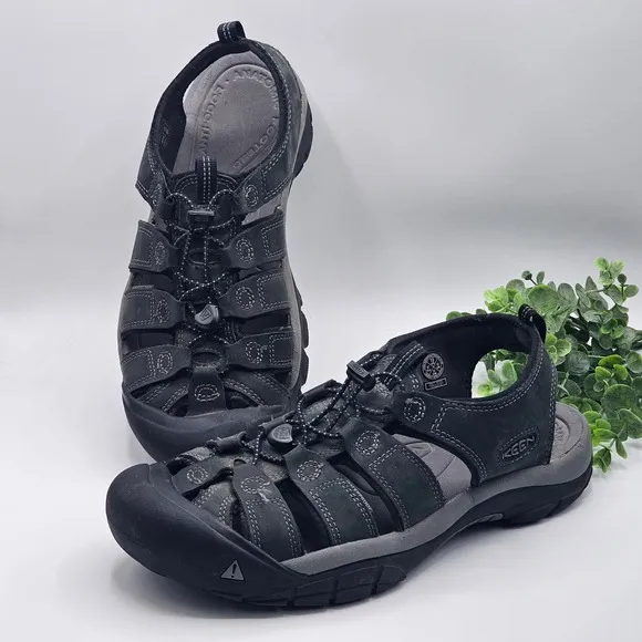 Keen Newport H2 Waterproof Sandal Hiking Trail Walking Shoe Black Men's Size 13