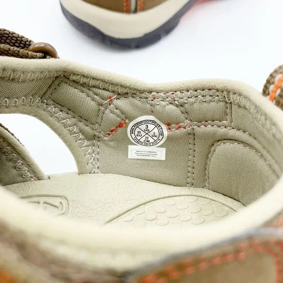 Keen Newport H2 Hybrid Sandals - Kids Size 3  - Spicy Brown