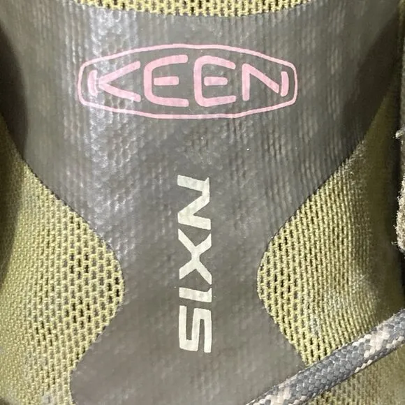 Keen NXIS EVO Mid - Women's Sz 11 - Olive Drab Birch Hiking Boots - 1025912