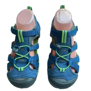 Keen Seacamp II CNX Big Kids Size 5 Blue Waterproof Sport Sandals 1014479